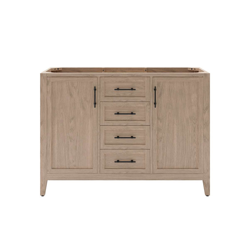 Silas 48" Single Free Standing Vanity Cabinet Only - Less Vanity Top - image 1