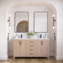 Silas 60" Double Free Standing Vanity Cabinet Only - Less Vanity Top - image 9