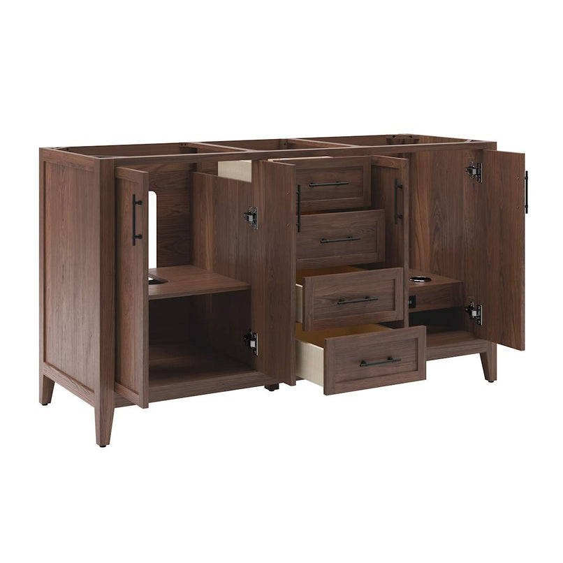 Silas 60" Double Free Standing Vanity Cabinet Only - Less Vanity Top - image 12