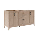 Silas 60" Double Free Standing Vanity Cabinet Only - Less Vanity Top - image 2