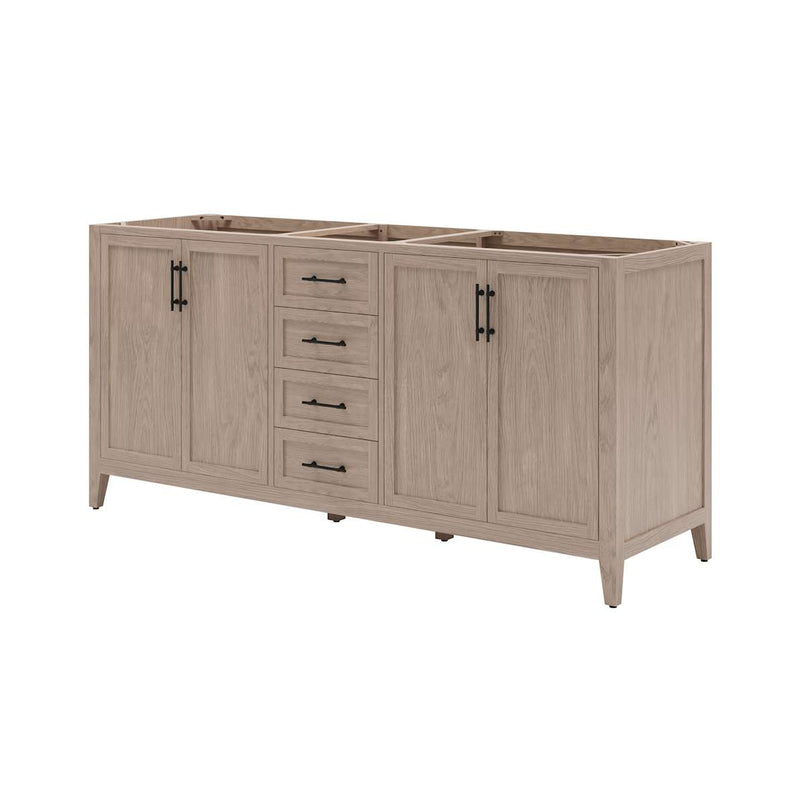 Silas 72" Double Free Standing Vanity Cabinet Only - Less Vanity Top - image 2