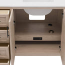 Silas 72" Free Standing Double Basin Vanity Set with Cabinet and Quartz Vanity Top - image 4