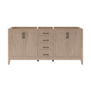Silas 72" Double Free Standing Vanity Cabinet Only - Less Vanity Top - image 1