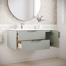 Camille 36" Wall Mounted Single Basin Vanity Set with Cabinet and Quartz Vanity Top - image 10