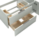 Camille 36" Wall Mounted Single Basin Vanity Set with Cabinet and Quartz Vanity Top - image 12