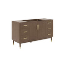 Sawyer 60" Single Free Standing Vanity Cabinet Only - Less Vanity Top - image 2