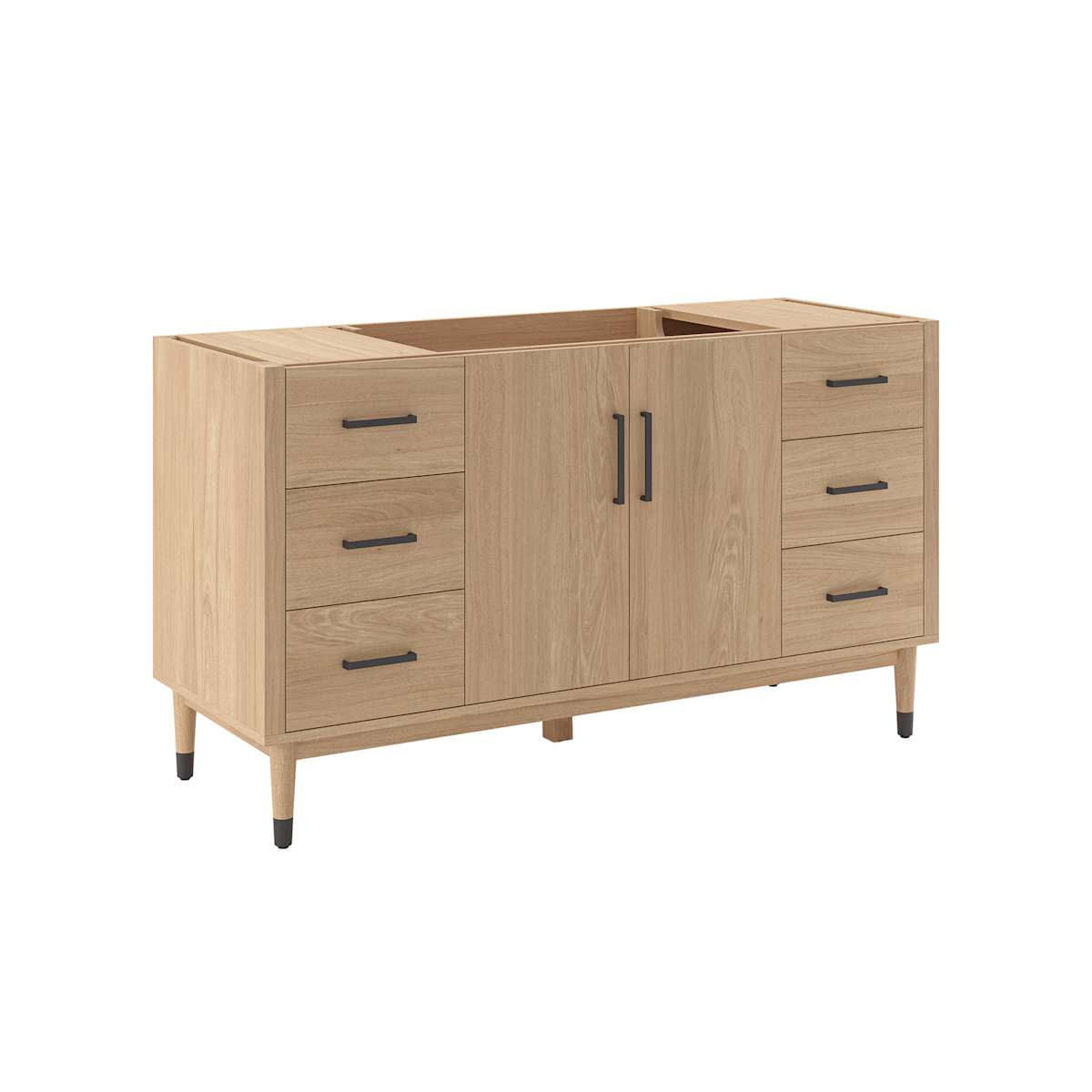 Sawyer 60" Single Free Standing Vanity Cabinet Only - Less Vanity Top