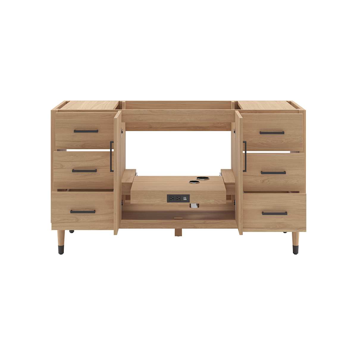 Sawyer 60" Single Free Standing Vanity Cabinet Only - Less Vanity Top - image 13