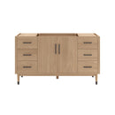 Sawyer 60" Single Free Standing Vanity Cabinet Only - Less Vanity Top - image 1