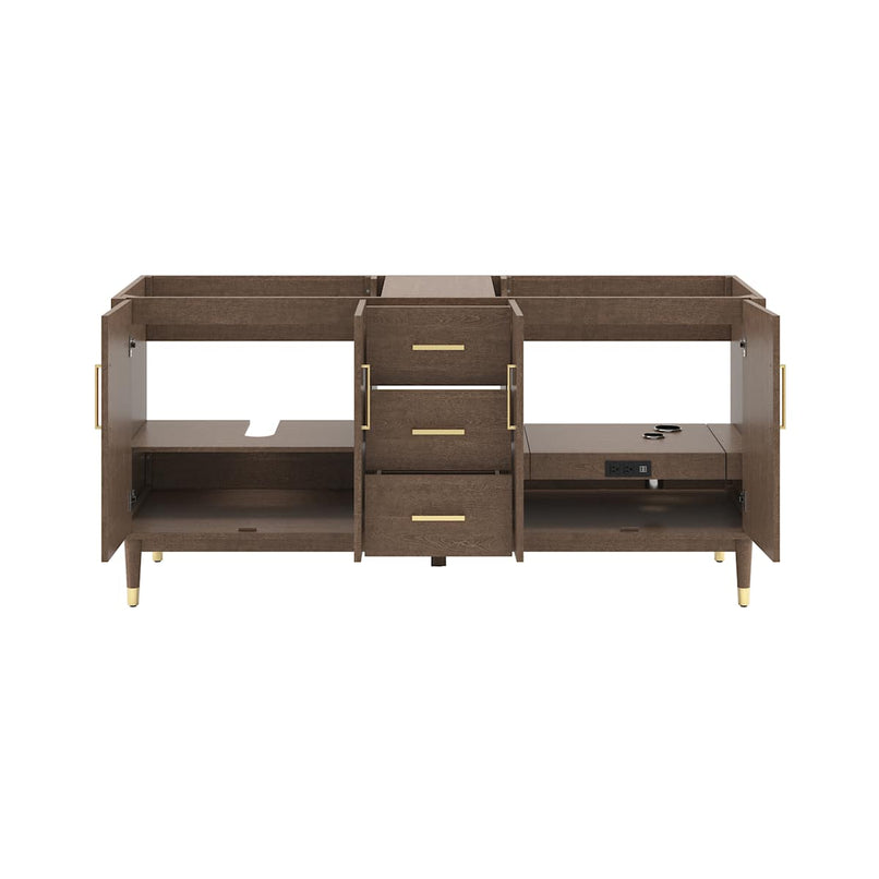 Sawyer 72" Double Free Standing Vanity Cabinet Only - Less Vanity Top - image 5