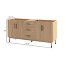 Sawyer 72" Double Free Standing Vanity Cabinet Only - Less Vanity Top - image 17