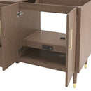 Sawyer 72" Free Standing Double Basin Vanity Set with Cabinet and Quartz Vanity Top - image 6