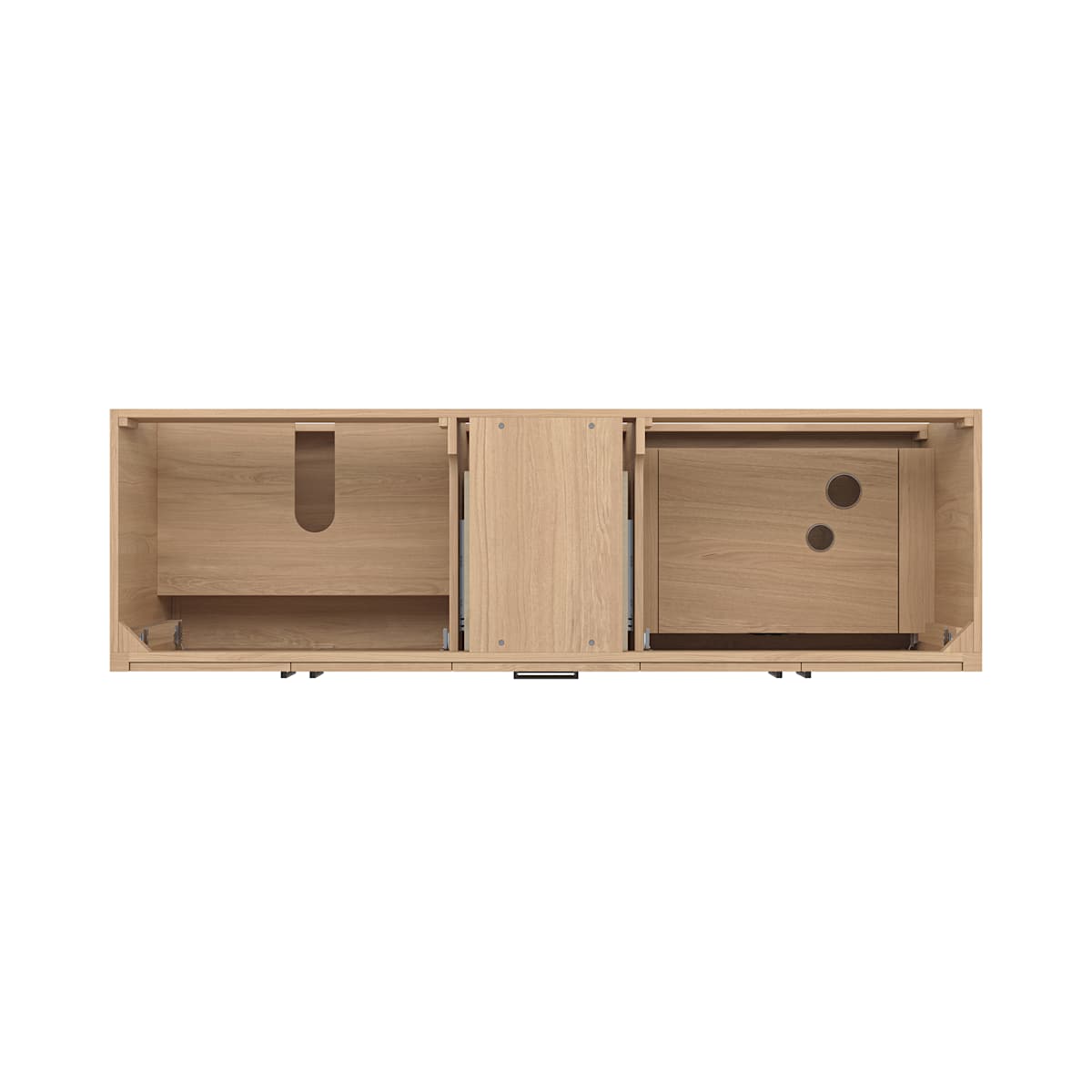 Sawyer 72" Free Standing Double Basin Vanity Set with Cabinet and Quartz Vanity Top - image 12
