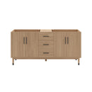 Sawyer 72" Double Free Standing Vanity Cabinet Only - Less Vanity Top - image 1