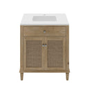 Cora 30" Free Standing Single Basin Vanity Set with Cabinet and Quartz Vanity Top - image 1