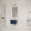 Lucera 24" Wall Mounted Single Basin Vanity Set with Cabinet and Quartz Vanity Top - image 16