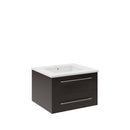 Lucera 24" Wall Mounted Single Basin Vanity Set with Cabinet and Quartz Vanity Top - image 2