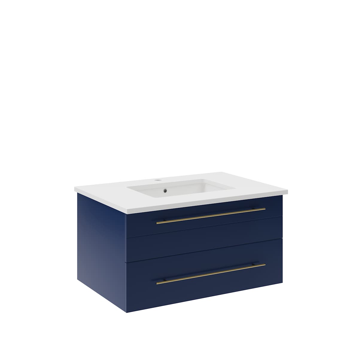 Lucera 30" Wall Mounted Single Basin Vanity Set with Cabinet and Quartz Vanity Top - image 14