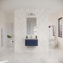 Lucera 30" Wall Mounted Single Basin Vanity Set with Cabinet and Quartz Vanity Top - image 17