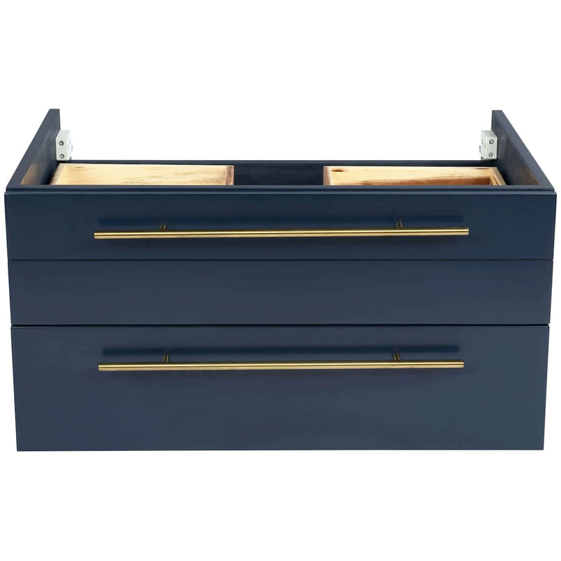 Lucera 30" Single Wall Mounted Vanity Cabinet Only - Less Vanity Top - image 2