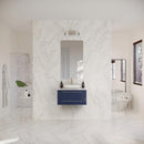 Lucera 30" Wall Mounted Single Basin Vanity Set with Cabinet and Quartz Vanity Top - image 17