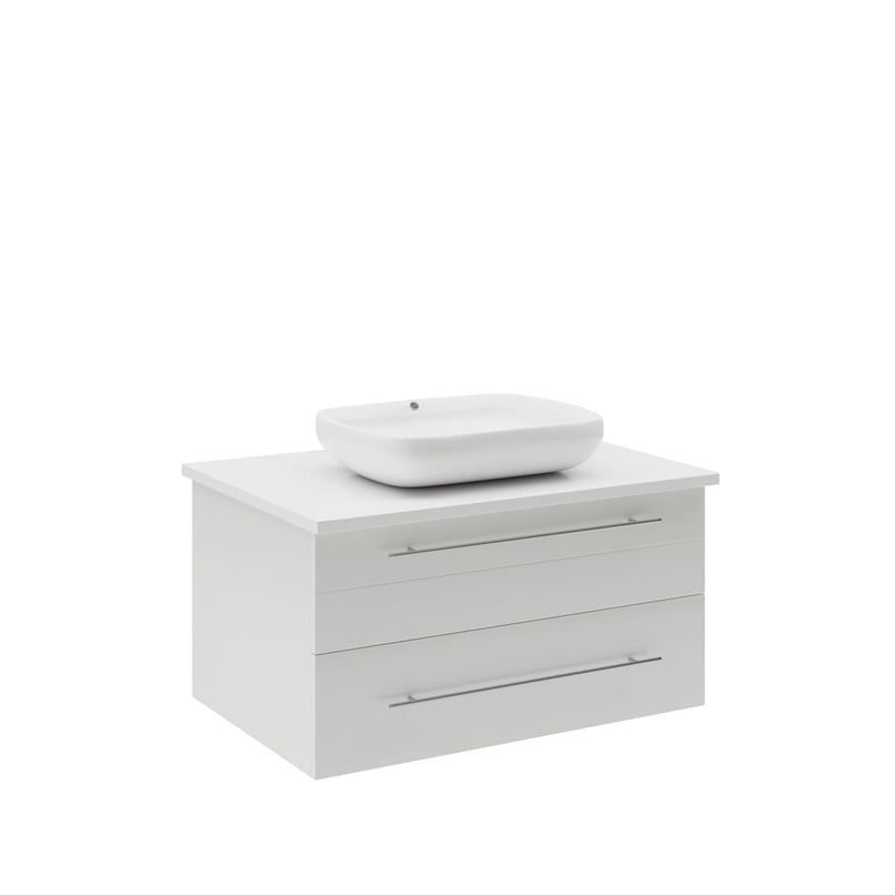 Lucera 30" Wall Mounted Single Basin Vanity Set with Cabinet and Quartz Vanity Top - image 20