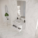 Lucera 30" Wall Mounted Single Basin Vanity Set with Cabinet and Quartz Vanity Top - image 21