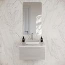 Lucera 30" Wall Mounted Single Basin Vanity Set with Cabinet and Quartz Vanity Top - image 1