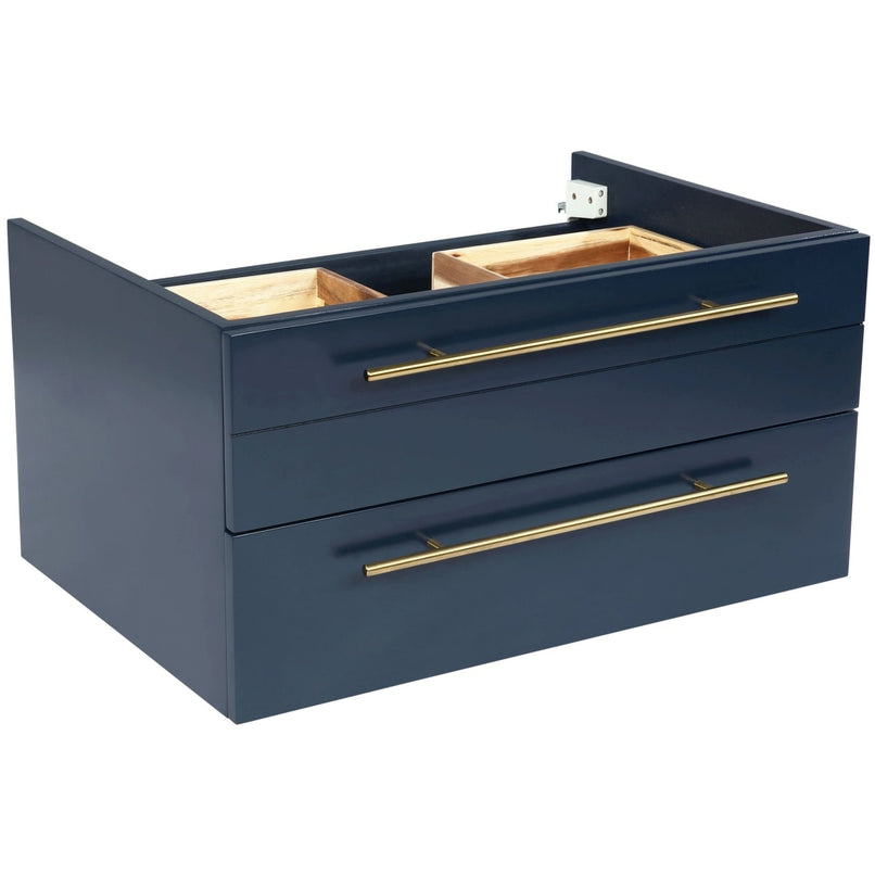 Lucera 30" Single Wall Mounted Vanity Cabinet Only - Less Vanity Top - image 1