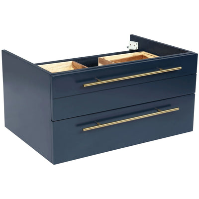 Lucera 30" Single Wall Mounted Vanity Cabinet Only - Less Vanity Top - image 1