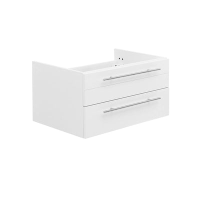 Lucera 30" Single Wall Mounted Vanity Cabinet Only - Less Vanity Top - image 1