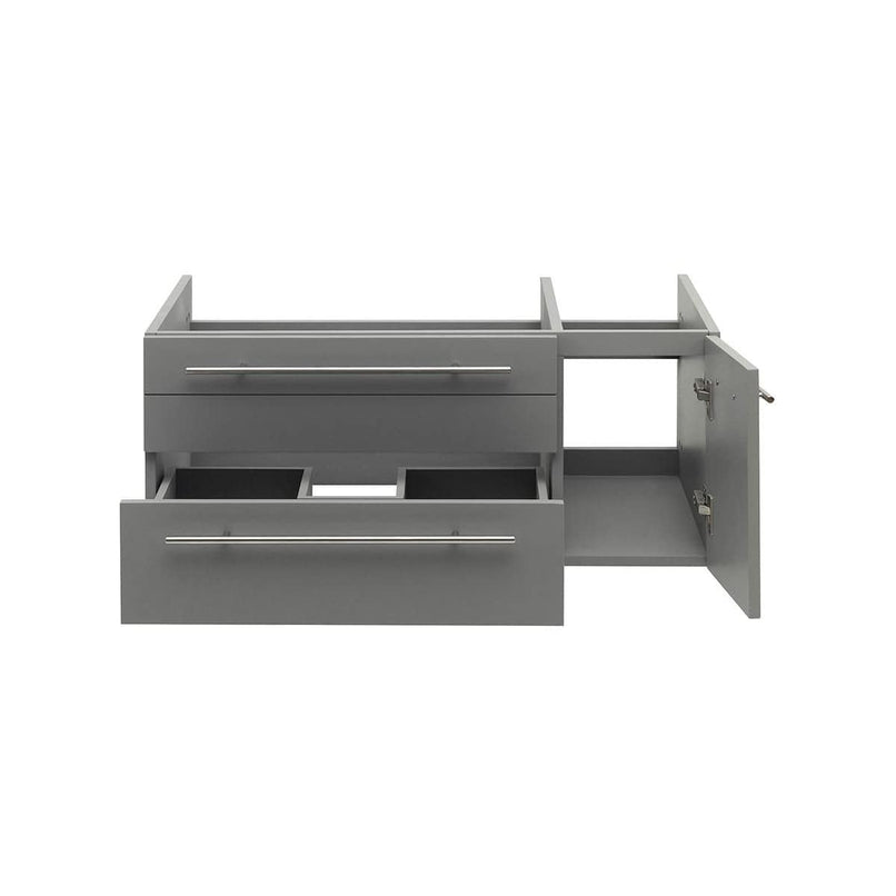 Lucera 36" Single Wall Mounted Vanity Cabinet Only - Less Vanity Top - image 13