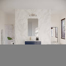 Lucera 36" Wall Mounted Single Basin Vanity Set with Cabinet, Quartz Vanity Top, and Left Offset Rectangular Sink - image 17