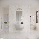 Lucera 36" Wall Mounted Single Basin Vanity Set with Cabinet, Quartz Vanity Top, and Left Offset Rectangular Sink - image 11