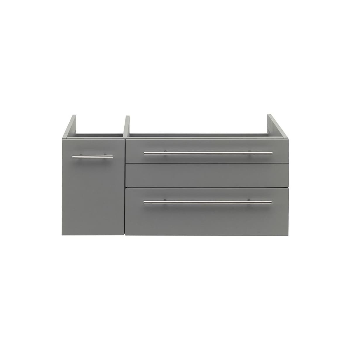 Lucera 36" Single Wall Mounted Vanity Cabinet Only - Less Vanity Top