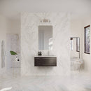 Lucera 36" Wall Mounted Single Basin Vanity Set with Cabinet, Quartz Vanity Top, and Right Offset Rectangular Sink - image 5