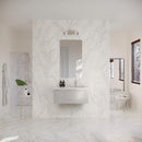 Lucera 36" Wall Mounted Single Basin Vanity Set with Cabinet, Quartz Vanity Top, and Right Offset Rectangular Sink - image 11