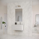 Lucera 36" Wall Mounted Single Basin Vanity Set with Cabinet, Quartz Vanity Top, and Right Offset Rectangular Sink - image 21