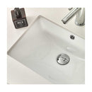 Lucera 36" Wall Mounted Single Basin Vanity Set with Cabinet, Quartz Vanity Top, and Right Offset Rectangular Sink - image 23