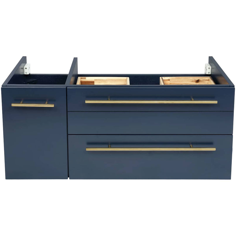 Lucera 36" Single Wall Mounted Vanity Cabinet Only - Less Vanity Top - image 2