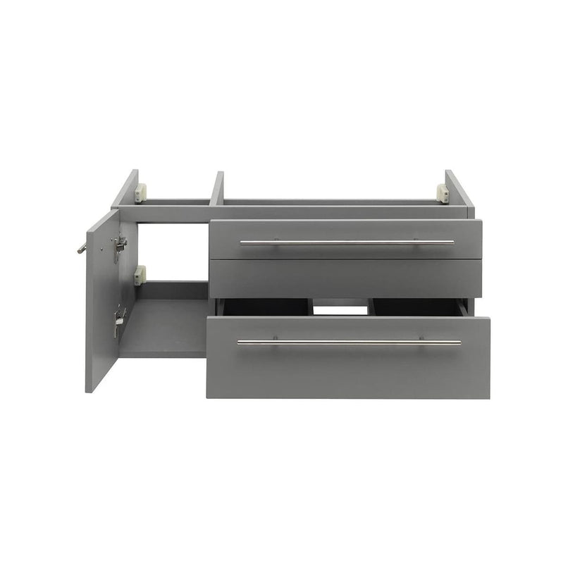 Lucera 36" Single Wall Mounted Vanity Cabinet Only - Less Vanity Top - image 13