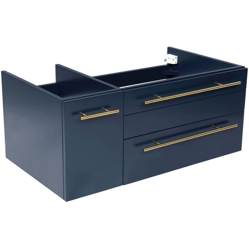 Lucera 36" Single Wall Mounted Vanity Cabinet Only - Less Vanity Top - image 1