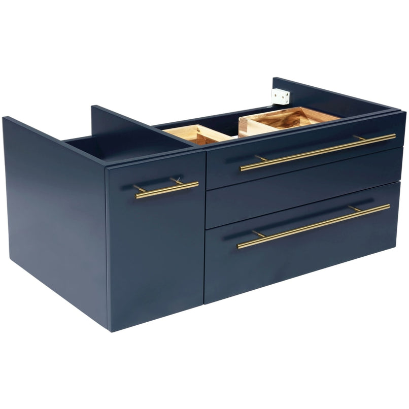 Lucera 36" Single Wall Mounted Vanity Cabinet Only - Less Vanity Top - image 1