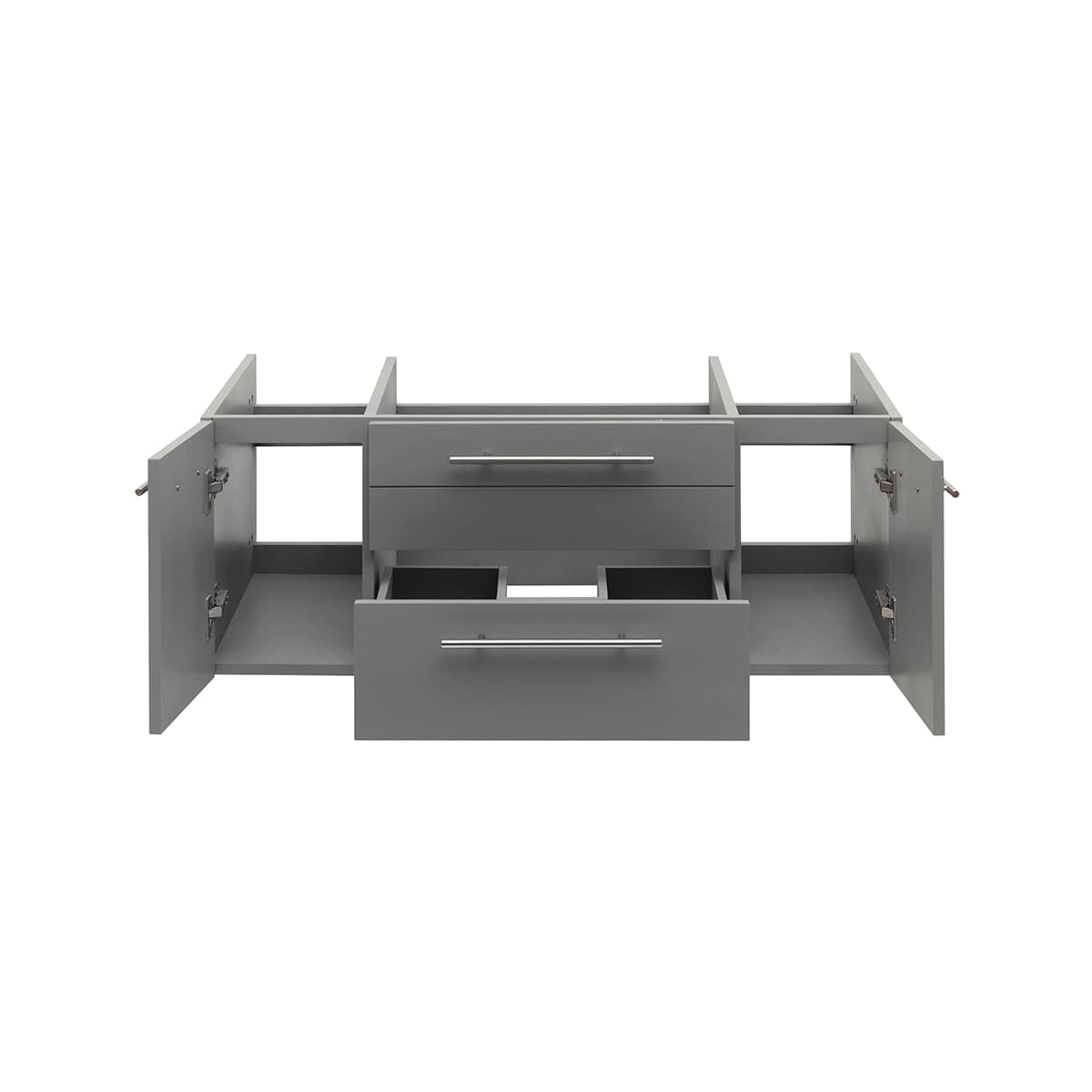 Lucera 42" Single Wall Mounted Vanity Cabinet Only - Less Vanity Top