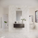 Lucera 42" Wall Mounted Single Basin Vanity Set with Cabinet and Quartz Vanity Top - image 5