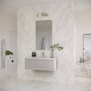 Lucera 42" Wall Mounted Single Basin Vanity Set with Cabinet and Quartz Vanity Top - image 10