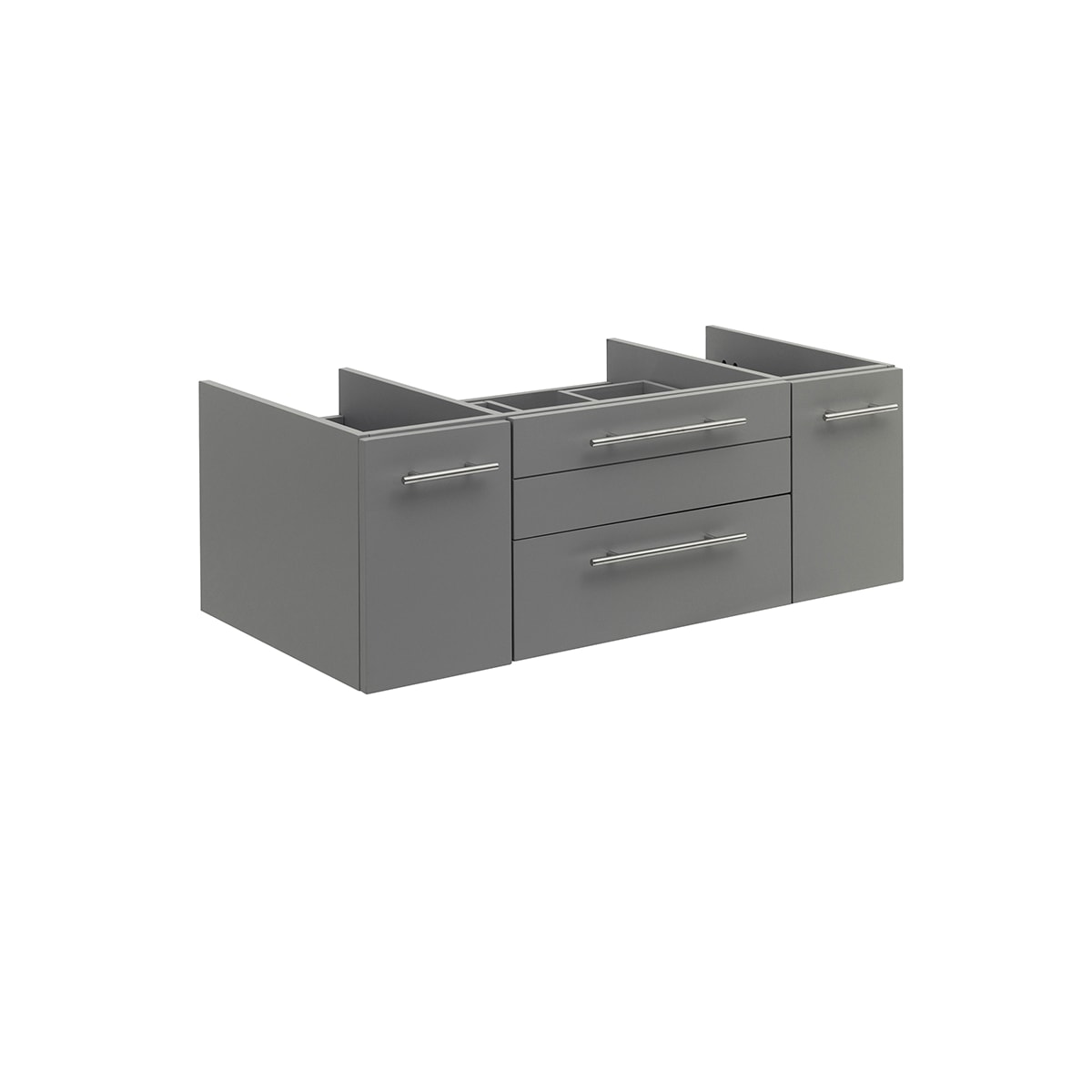 Lucera 42" Single Wall Mounted Vanity Cabinet Only - Less Vanity Top - image 1