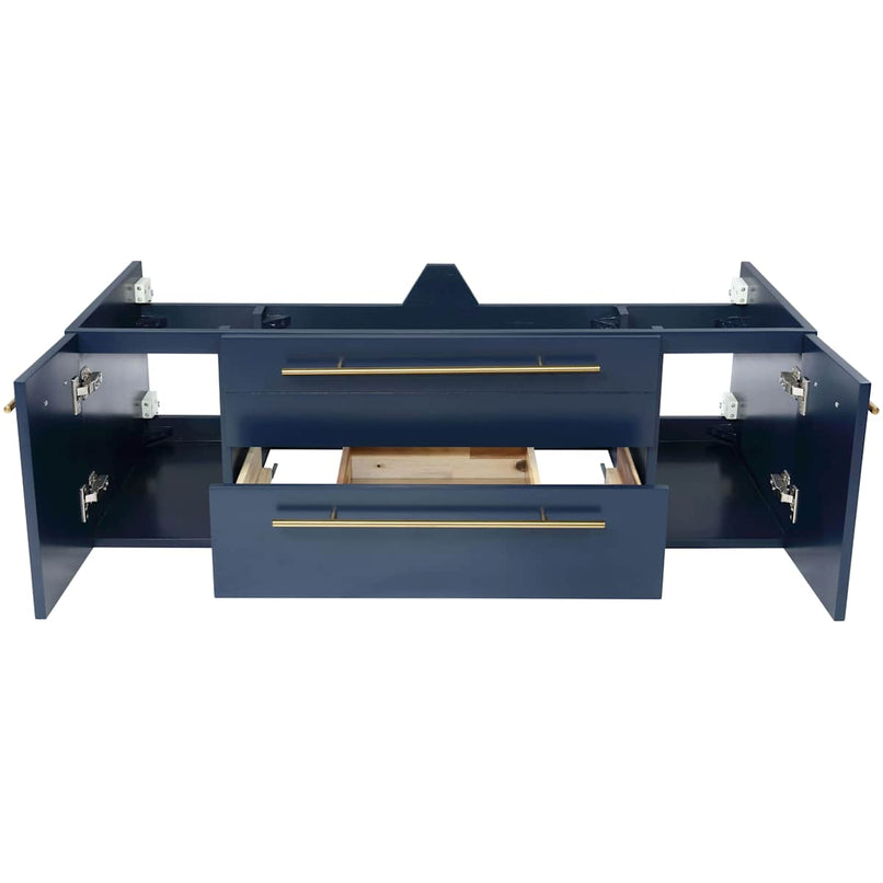 Lucera 48" Double Wall Mounted Vanity Cabinet Only - Less Vanity Top - image 3