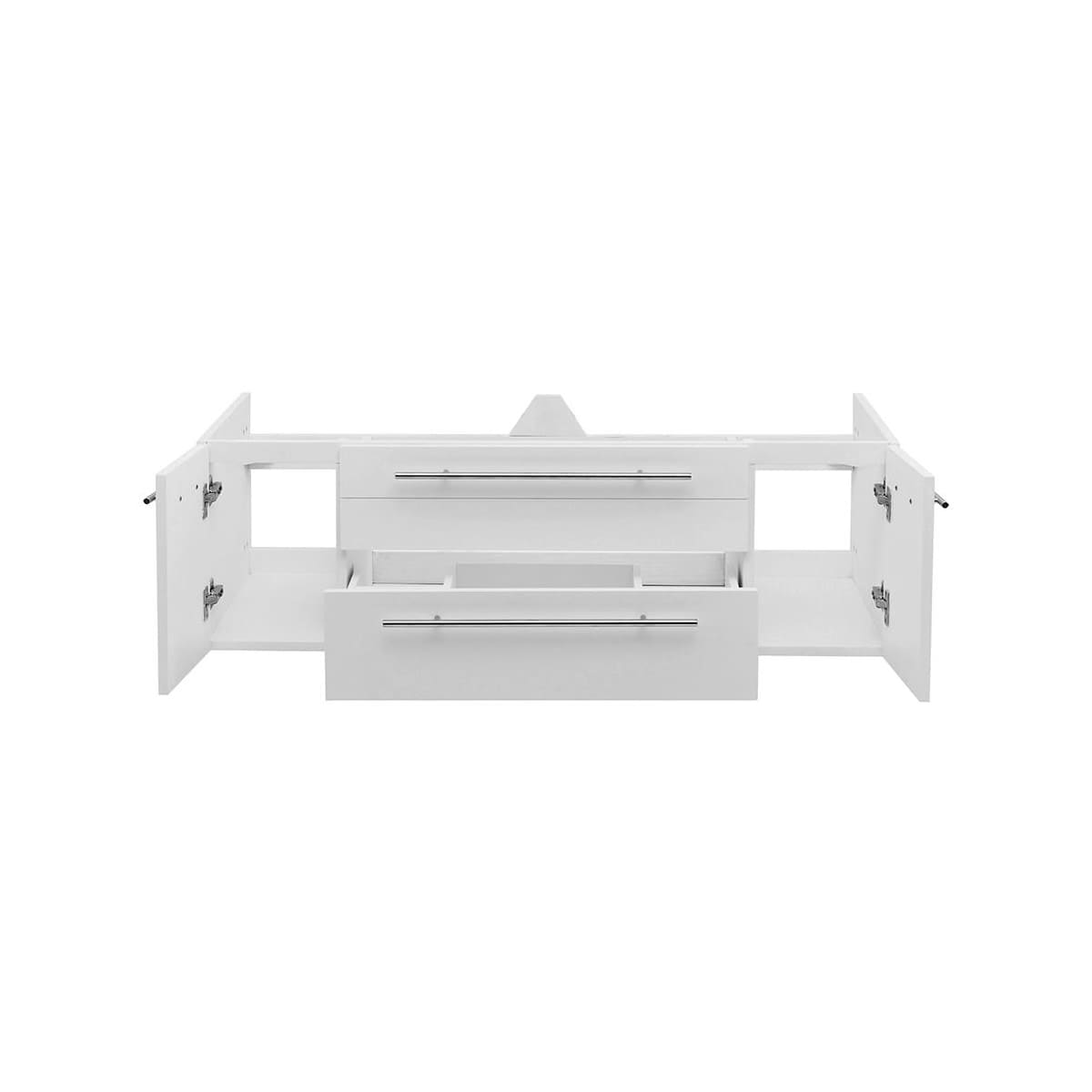 Lucera 48" Double Wall Mounted Vanity Cabinet Only - Less Vanity Top - image 11