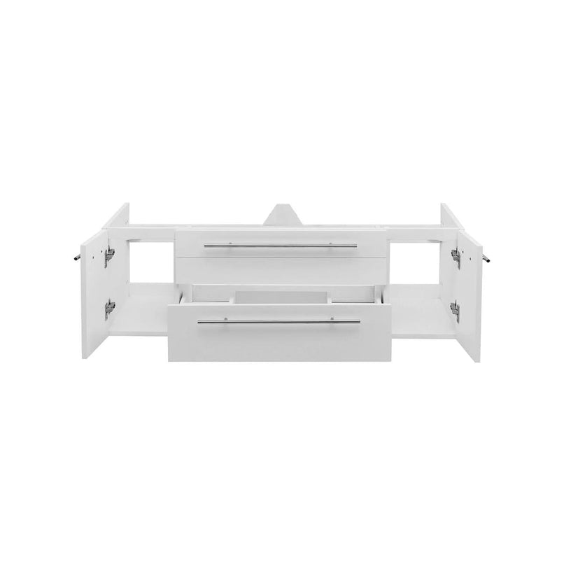 Lucera 48" Double Wall Mounted Vanity Cabinet Only - Less Vanity Top - image 11